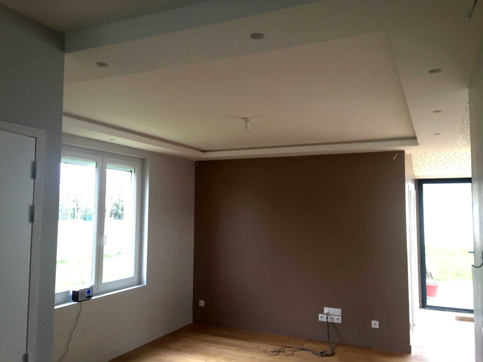 Plafond décoratif – ampoules led intégrées